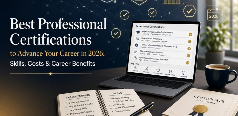 Best Professional Certifications to Advance Your Career in 2026