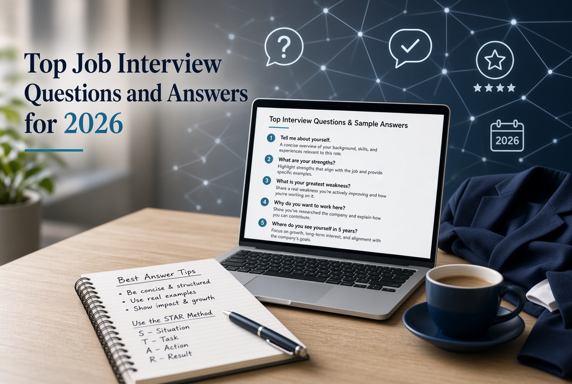 Top Job Interview Questions and Answers for 2026